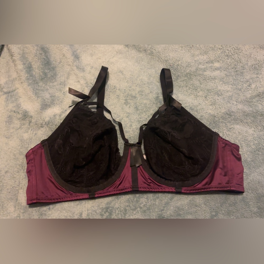 Torrid satin lace bra